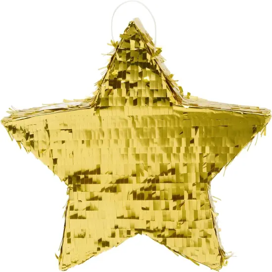 Star Pinata for Kids Birthday, Twinkle Twinkle Little Star Gender Reveal Party Decorations, Baby Shower (Small, 13 x 3 In) - Mini Pinata {4}