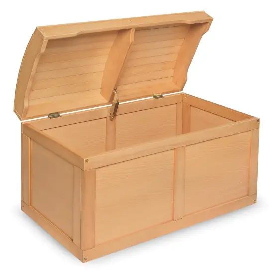 Badger Basket Hardwood Barrel Top Toy Chest Natural {6}