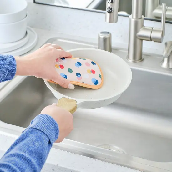 Field Of Flowers Reusable Scrubbies, Set of 4 {3}