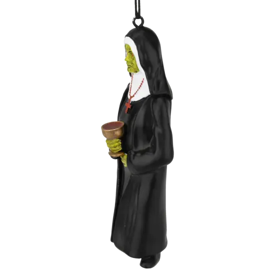 Tree Buddees Creepy Zombie Nun Halloween Horror Ornament Spooky Undead Decoration {6}
