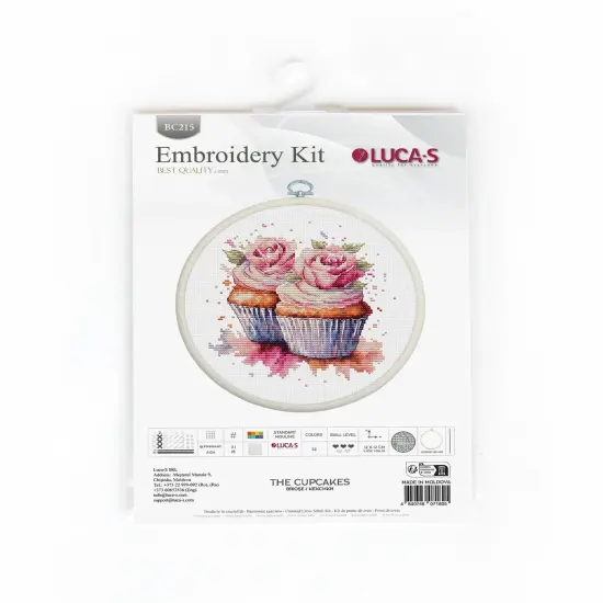 The Cupcakes BC215L Counted Cross-Stitch Kit {2}