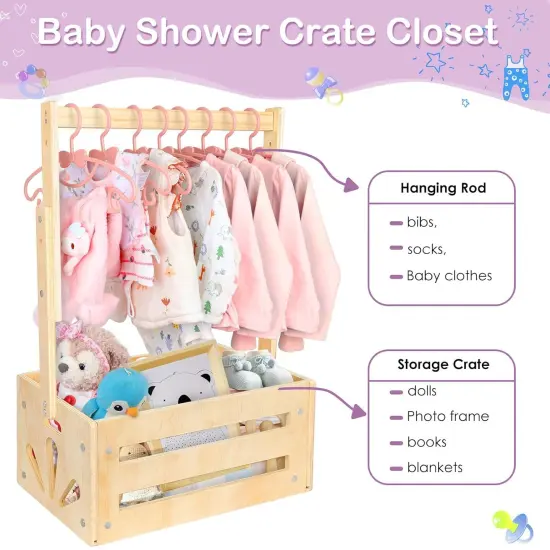 Baby Storage Crate Closet with Adjustable Handle, {3}