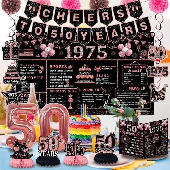 22pcs Birthday Decorations for Women {2}