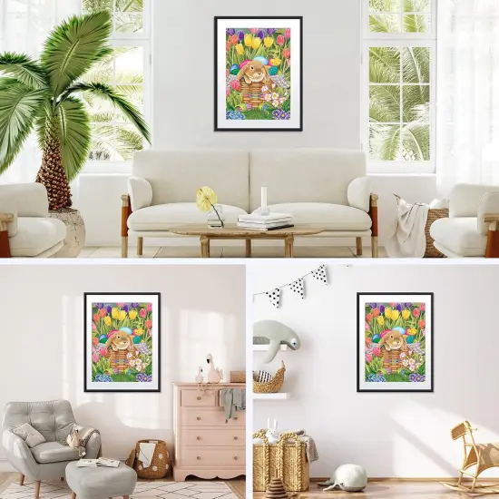 30x40cm Easter Bunny Diamond Art Kit {3}