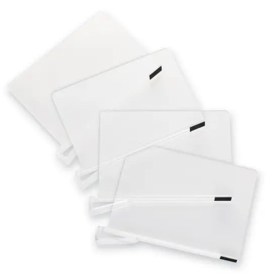 Collections Etc Closet Shelf Dividers with Anti-Slip Felt Pads - Set of 4 {5}