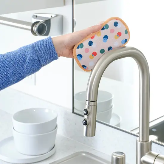 Field Of Flowers Reusable Scrubbies, Set of 4 {5}