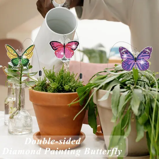 8 Pcs Butterfly Diamond Painting Art Kits for Adults {4}