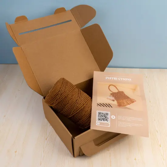 John Bead Macrame Craft DIY Kit Shoulder Bag {4}