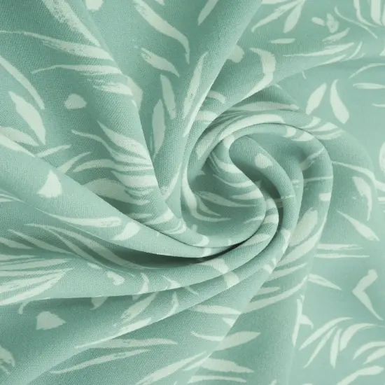 1 Yard CEY Leaf Print Sublimation Fabric Lightweight Polyester 58/59 Inches Wide NAVY {5}