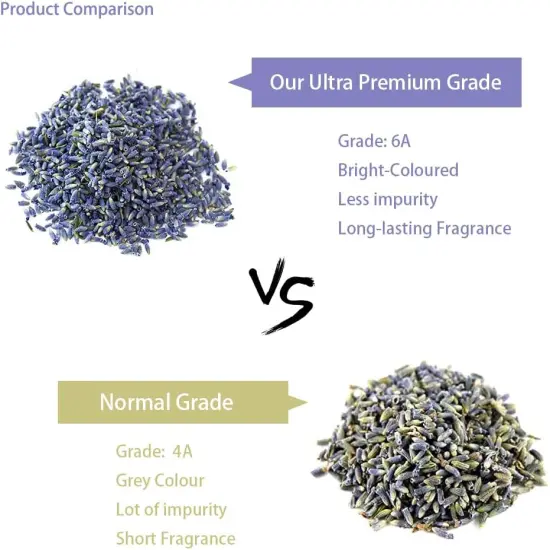 1 Pounds Lavender Buds Dried Flowers,100% Natural Dried Lavender Buds, Ultra Blue Grade (1 Pounds) {3}