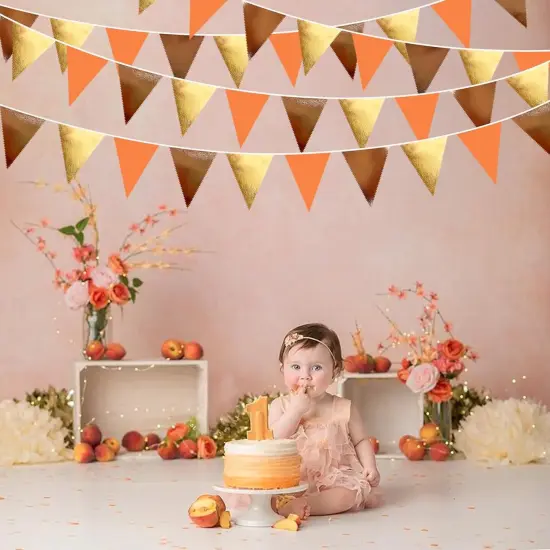 Fall Party Decorations Orange Gold Brown {5}