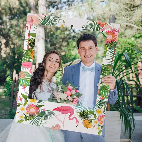 15PCS Tropical Party Photo Booth Props Kit {5}