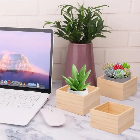 24-Pack Wooden Box, small wooden crates {5}