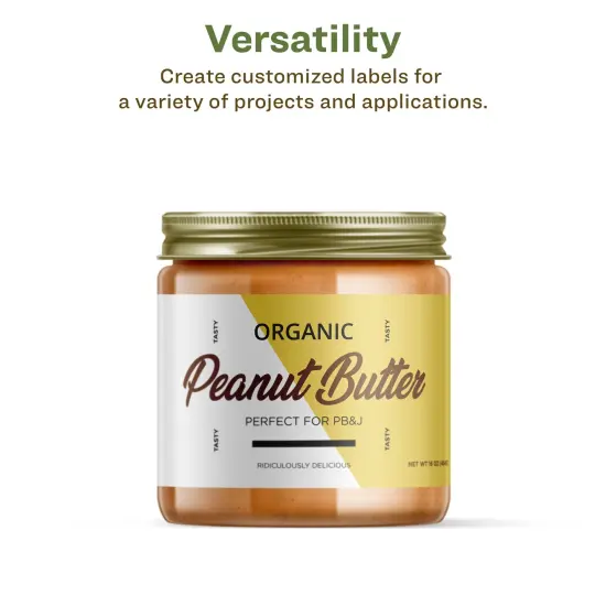 Avery Recycled Matte White Labels,2-1/4" x 7-3/4" Rectangle {4}