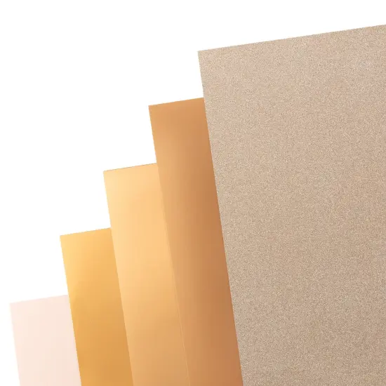 Harmony Precious Metals Cardstock 8.5"X11" 20/Pkg-Rose Gold {6}