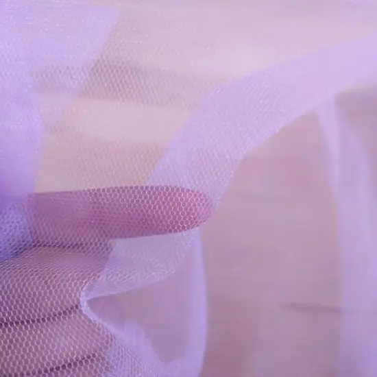 10 Yards Crystal Tulle Mesh Fabric Sheer Lightweight Polyester 58/59 Inch Wide for Veils and Crafts White {3}