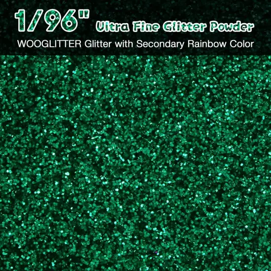 Ultra Fine Green Glitter - 7.05 Oz (200g), Glitter for Resin Crafts Nails Tumblers Slime Cosmetic and Festival Decor - Bulk, Christmas, St. Patrick's Day {4}
