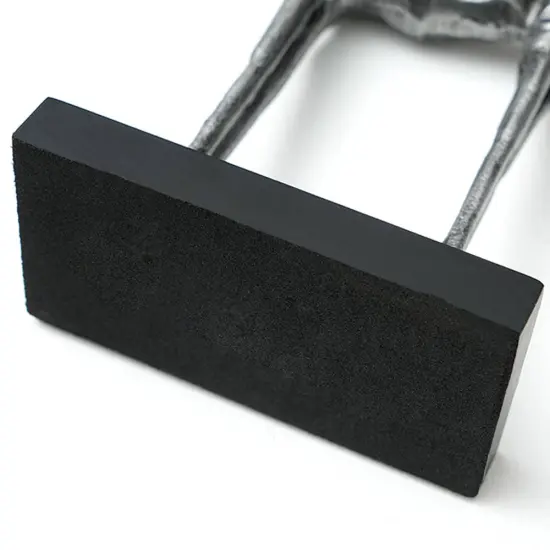 Handcrafted Tall Dog Sculpture &ndash; Modern Aluminum Figurine in Antique Silver, 5" x 2.4" x 8" {5}