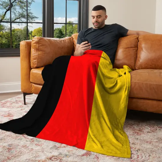 Country Flag Silk Touch Throw Blanket Germany {3}