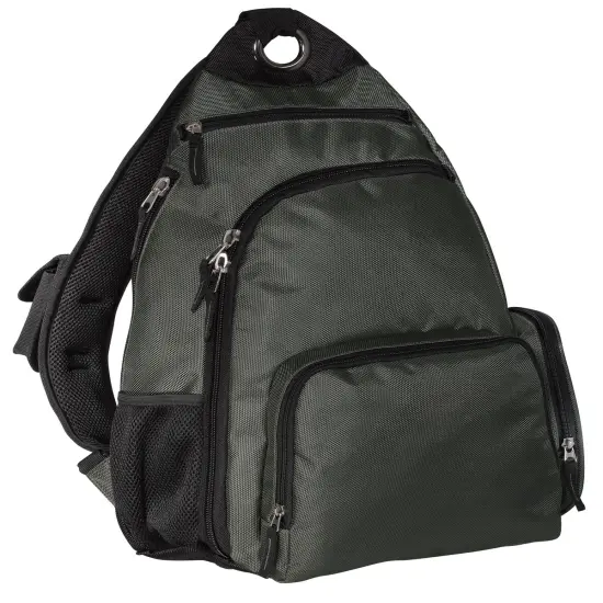 Port Authority&reg; Sling Pack Comfortable Black {3}