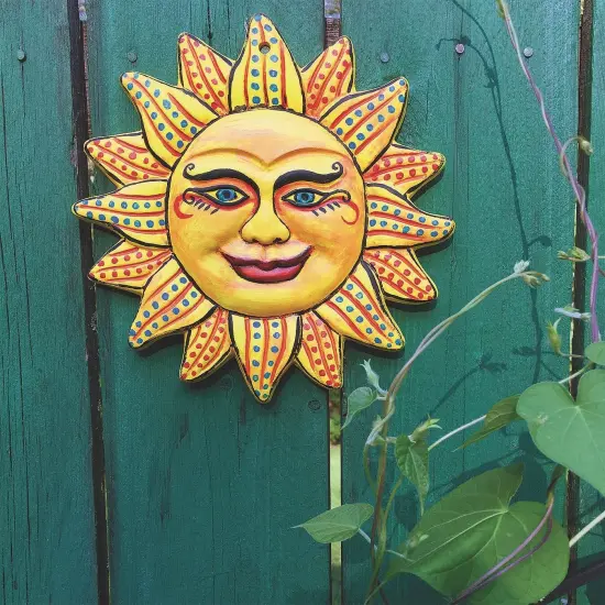 Color-Me&trade; Ceramic Bisque Aztec Sun Plaques (Pack of 12) {5}