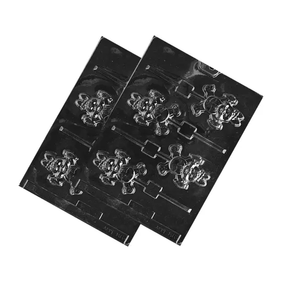 Happy Bunny with Carrot Lolly Chocolate Mold {5}