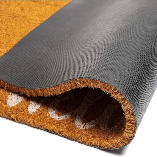 Natural Coir Doormat, Bicycle Welcome Mat (30 x 17 Inches) {3}