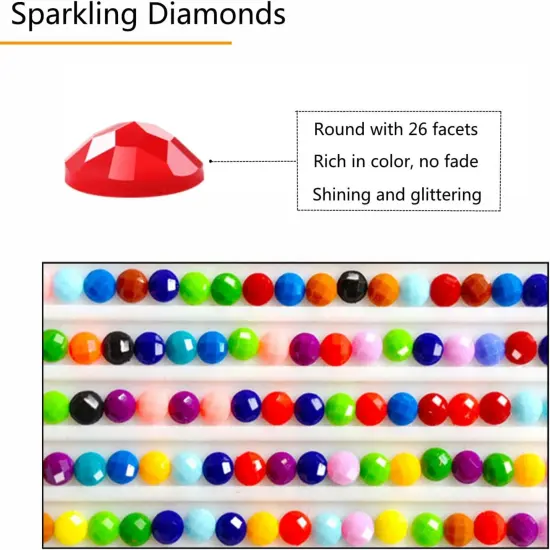 Diamond Painting Kit for Adults 12x16 Inches / 30x40cm Butterfly Fairy Moon Girl Diamond Art Beginner DIY Crafts Kit Full Round Drill {4}