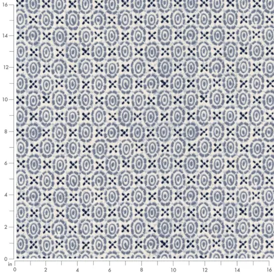 Cornflower - Blue Abstract & Geometric,Small Scale Upholstery Fabric 54 Inches" {3}