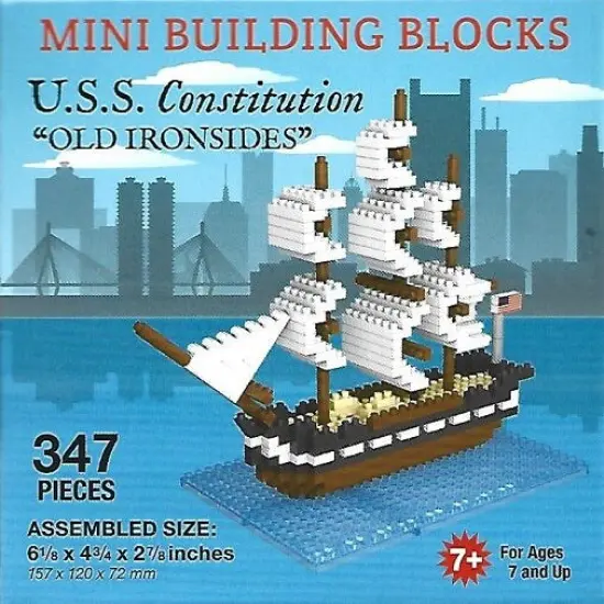 USS Constitution Mini Building Blocks {2}