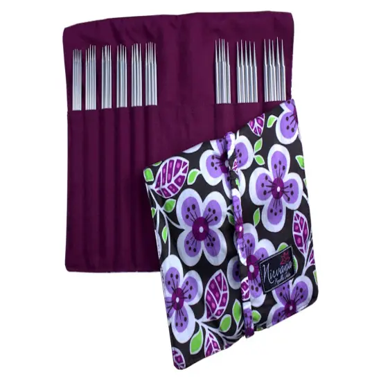 HiyaHiya 6" SHARP Double Point Set with Nirvana Case - Sizes US 1 to 9 {3}