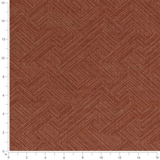Upholstery Fabric - Orange & Rust Abstract & Geometric Upholstery Fabric 54 Inches" {2}
