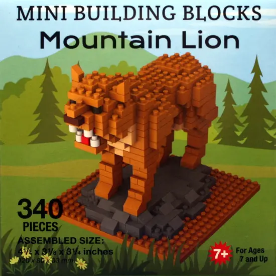 Mini Building Blocks - Mountain Lion {1}