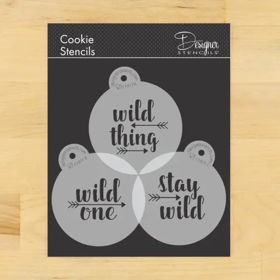 Wild Thing Cookie Stencil Set | C1011 by Designer Stencils | Cookie Decorating Tools | {1}