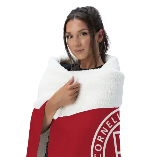 NCAA Ivy League Silk Touch Sherpa Throw Blanket Cornell {3}