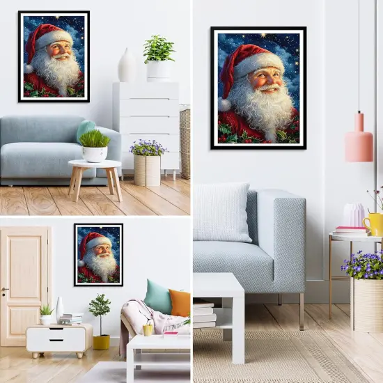 5D Santa Claus Diamond Painting Kits for Adults {4}