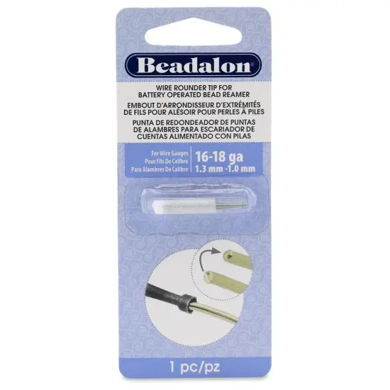 Beadalon Battery Operated Bead Reamer Wire Rounder Tip-16-18 Gauge {1}