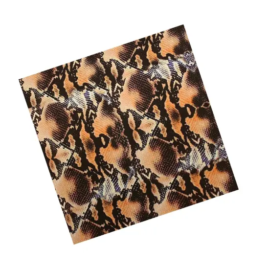 Golden Boa Printed Spandex Fabric {2}