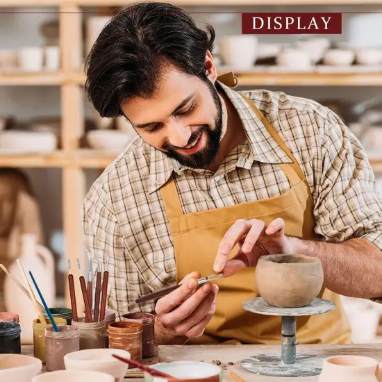 6PCS Clay Sculpting Tools Kit - Easy to Use Double-Ended Polymer & Pottery Carving Set with Comfortable Wood Grip - Ideal Tools for Clay Sculpey & Modeling Clay Ideal for Kids and Adults {4}