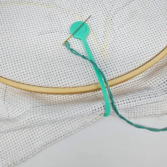 4 pcs Needle Minders Magnetic Cross Stitch Fabric Clips, Macron Color Magnetic Needle Minder, Perfect Cross-Stitch Embroidery and Needlework Accessories, Ideal Gift for Craft Enthusiasts {6}