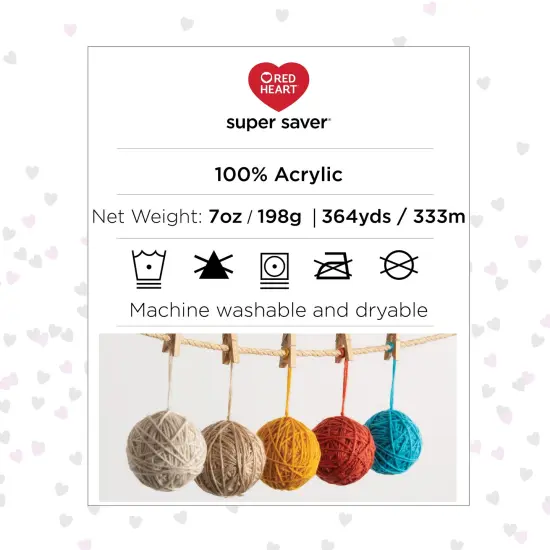 Red Heart Super Saver Yarn 24 Pack-Lapis {5}