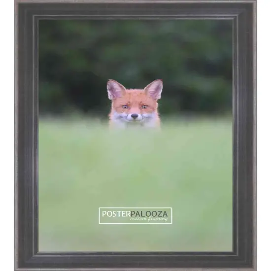 Elegant Silver Picture Frame - UV Acrylic, Backing Board, Hanging Hardware Included {3}