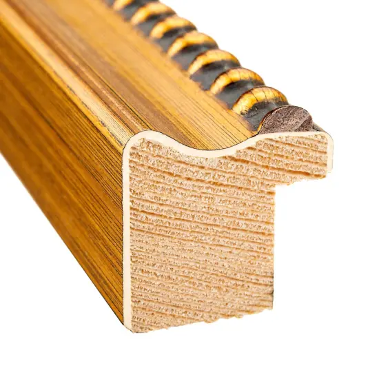 Classic Modern Gold Picture Frame - UV Acrylic, Backing Board, Hanging Hardware Included {3}