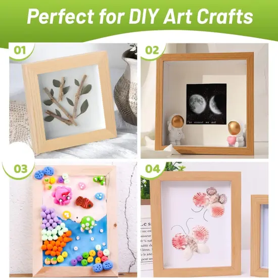 6-Pack of 6 x 6" (15cm x 15cm) Unfinished Square Wooden Painting Panels {5}