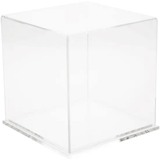 Plymor Clear Acrylic Display Case, 7" x 7" x 7" Clear Base {1}