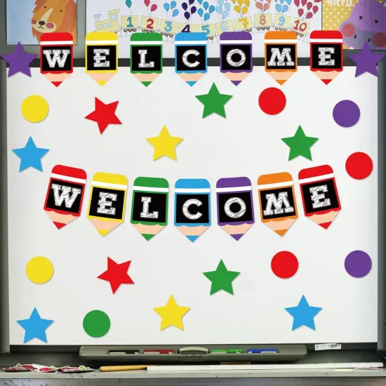 57 Pieces Welcome Bulletin Board Set {5}