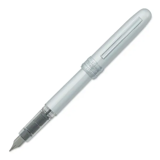 Platinum Plaisir Fountain Pen - Ice White, Medium {1}