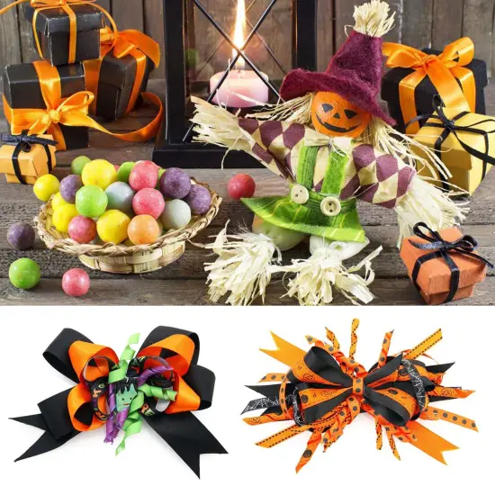 Bow Maker for Ribbon, Holiday Wreaths,Wooden Wreath Bow Maker Tool for Creating Gift Bows, Party Decorations, Hair Bows, Corsages, Holiday Wreaths, Various Crafts(Double-Sided) {4}