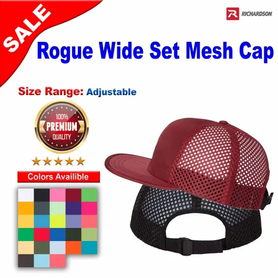 Richardson&reg; Rogue Wide Set Mesh Cap Olive {2}