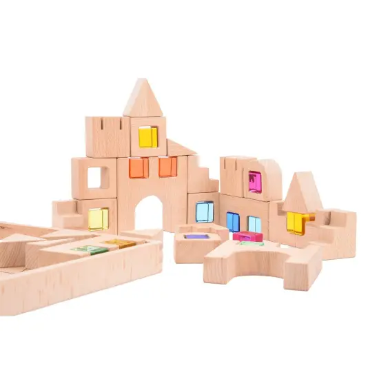 Wooden Building Gem Blocks {2}
